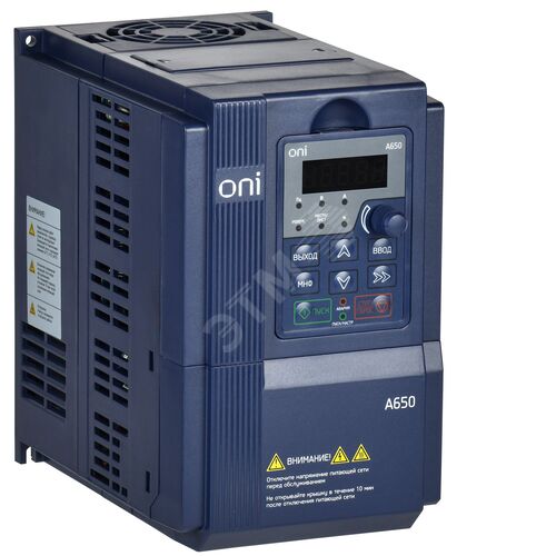 Преобразователь частоты A650 380В 3Ф 3,7кВт 9,5А M