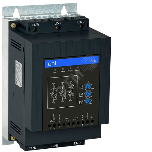 Устройство плавного пуска SFB 3Ф 380В 45кВт 90А Uупр 110-220В Modbus с защитами