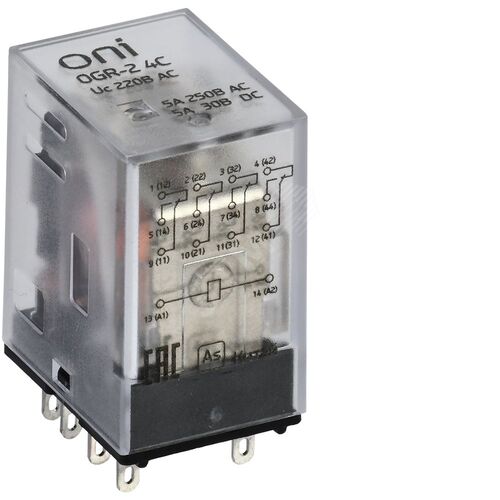 Реле общего назначения OGR-2 4C 220В AC