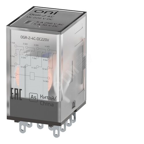 Реле общего назначения OGR-2 4C 220В DC