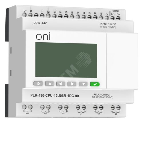 Модуль ЦПУ 6 DI 6 UI (0-10 В/DI) 6 RO 24В DC с экраном