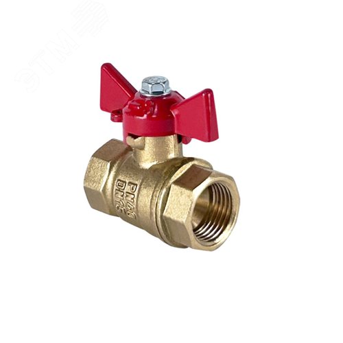 Кран шар DeltaPro 3/4 В/В ручка-бабочка