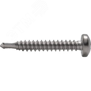 Саморез с полукруглой головкой с буром DIN 7504М  3,5x 9,5 A2