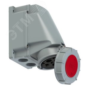 Розетка настенная 63А/400V/3P+E/IP67