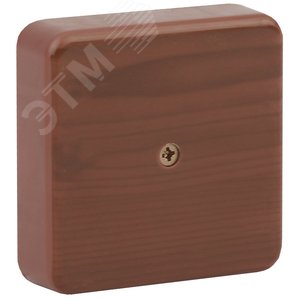 Коробка распаячная 100х100х30 (без клеммы) дуб IP40 (50/1500)