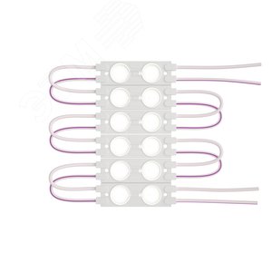 Модуль светодиодный 8Вт/м 12В 6500К IP65 16LED/м MZ2835-02-12V-2835-IP65-5m-6500