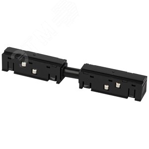 Коннектор питания прямой для магнитной трековой системы NOVA 48V TRM20-PCL-B черный