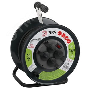 Удлинитель силовой RMx-4es-3x1.5-30m-IP44KG на металлической катушке c/з 4 гнезда 30м КГ 3х1.5 RMx-4es-3x1.5-30m-IP44KG