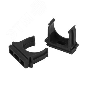 Крепеж-клипса (черный) для трубы d 25мм (10/900/31500)