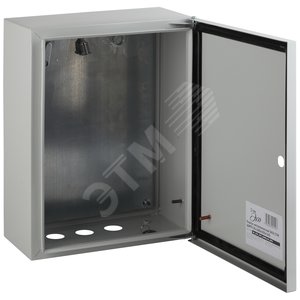 Корпус металлический ЩМПг-04 (400х300х175) IP54 У2 серый SIMPLE