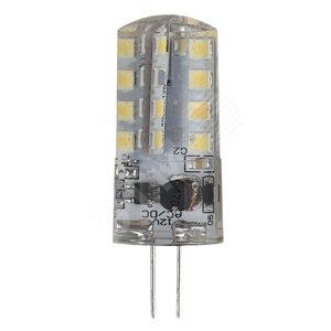 Лампа светодиодная LED 3 Вт 240Лм 4000К капсула нейтральный G4 12В LED JC-3W-12V-840-G4 Standart