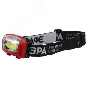Фонарь налобный светодиодный 5Вт 310Лм IP40 COB 3 режима на батарейках 3xAAA (в комплект не входят) GB-709 Пиранья