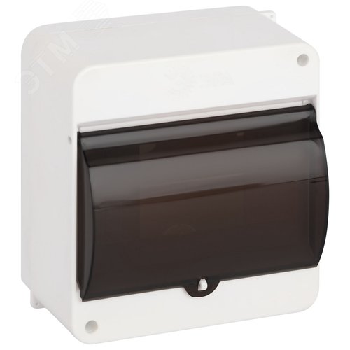Корпус пластиковый навесной SIMPLE КМПн 1/6 IP30 прозрачная крышка белый