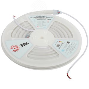 Лента светодиодная термостойкая для бани 9,6Вт/м 24В 6500К IP68 120LED/м LS2835-9,6-120-24-6500K-IP68-3 year-5m
