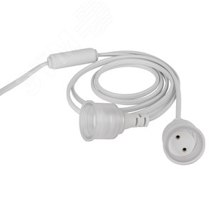 Патрон FITO-Holder G13 IP65 mах Т8 для ламп FITO до 1200 мм 2хG13 с выключателем, вилкой 1.5 м