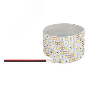 Лента светодиодная 14,4Вт/м 12В 3500К IP20 60LED/м LS5050-14,4-60-12-3500K-IP20-1 year-5m