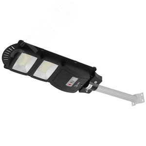 Светильник консольный на солнечной батарее,SMD,с кронштейном, 40W, с датчиком движения, ПДУ,700Лм, 5000К, IP66