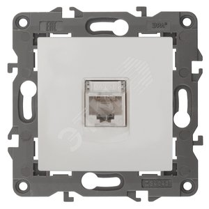 Розетка RJ45, Эра Elegance, белый, 14-3107-01