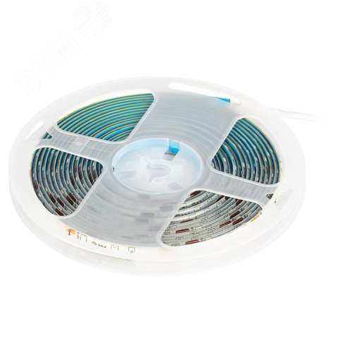 Лента светодиодная для растений полного спектра 5м IP65 с адаптером 12В FITO-Strip Light-Rа90-300LED-5m-12V-IP65