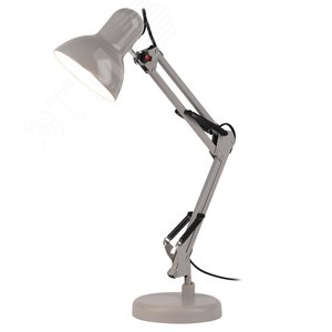 Светильник настольный N-214-E27-40W-GY Е27 с основанием серый