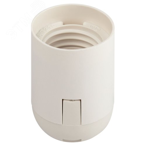 Патрон Е27 подвесной пластик белый