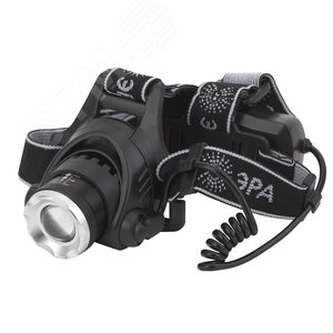 Фонарь налобный светодиодный 5Вт 400/200Лм IP40 SMD 3 режима аккумуляторный GA-805