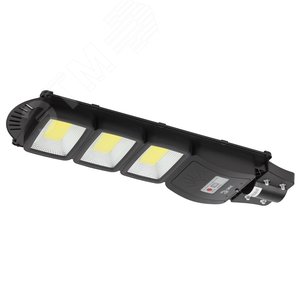 Светильник консольный на солнечной батарее,COB, 60W, с датчиком движения, ПДУ, 1100lm, 5000К, IP65