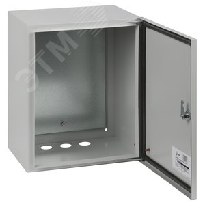 Щит металлический с монтажной панелью stmS.1-0-54 (395х310х220мм) IP54 У2 (1-9X4=36) ЩМПг-1-0 ЭРА SIMPLE