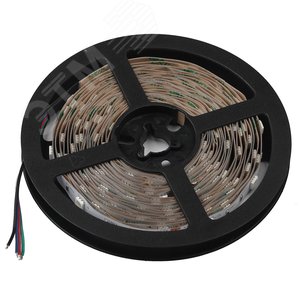 Лента светодиодная 7,2Вт/м 12В RGB IP20 30LED/м KU-5050AD-30D-RGB