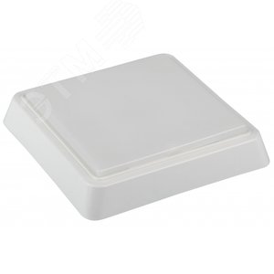 Светильник светодиодный ДБП 10 Вт с акустическим датчиком 800 Лм 4000К IP40 170х170х33 ЖКХ квадрат накладной SPB-302-2-4K-10