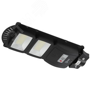 Светильник консольный на солнечных батареях, SMD, 40W, с датчиком движения, ПДУ, 700Лм, 5000К, IP65