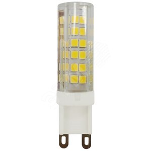 Лампа светодиодная LED 7 Вт 560Лм 2700К капсула теплый G9 170-265В LED JCD-7W-CER-827-G9 Standart
