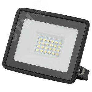 Прожектор светодиодный ДО-30 Вт 6500К 2400 Лм IP65 черный 30w холодный 200-240В LPR-023-0-65K-030