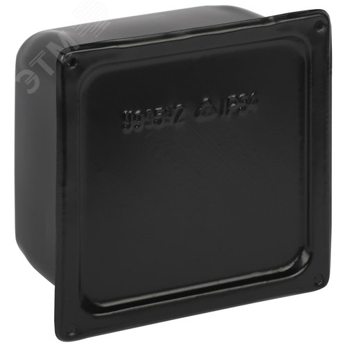 Коробка протяжная Y-995-150-150-100-54 металлическая У-995 с уплотнителем 150х150х100мм черная IP54