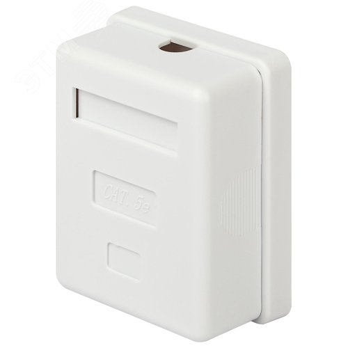 Розетка компьютерная RJ-45 категория 5е неэкранированная 1-порт упаковка 40 штук