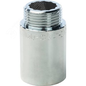 Удлинитель НВ 3/4'x40 мм, хромированный