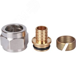 Фитинг компрессионный для PEX труб 16x2.2x1/2'