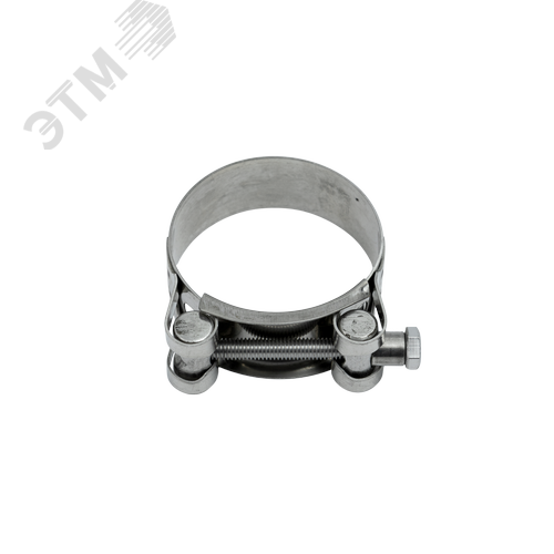 Хомут силовой ROBUST ленточный с болтом 20-22 W4 А2 нержавеющая сталь AISI304 2.1 20-22/18 Н ГОСТ 28191-89