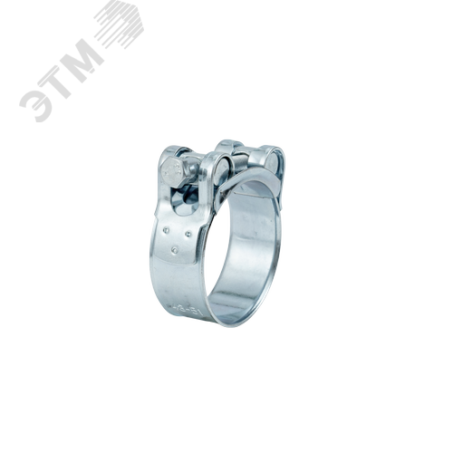Хомут силовой ROBUST ленточный с болтом  40-43 W1 оцинкованная сталь 2.1 40-43/18 ГОСТ 28191-89