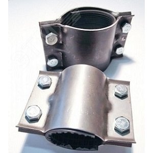 Хомут ремонтный двухсоставной для водоснабжения Х015 21-23 L40 оцинкованная сталь