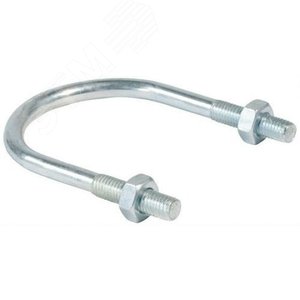 Хомут U-образный 1 1/2' М8 40-50 оцинкованная сталь ГОСТ 24137-80 без гаек