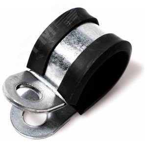 Скоба  резиноармированная Рубер Диаметр 10 Ширина 12 сталь оцинкованная