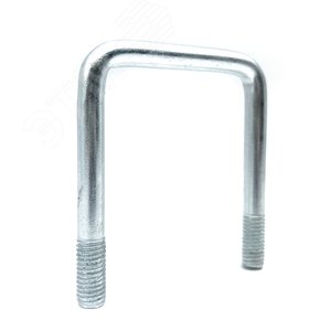 Скоба П-образная  60х60 мм с резьбой М6 без гаек