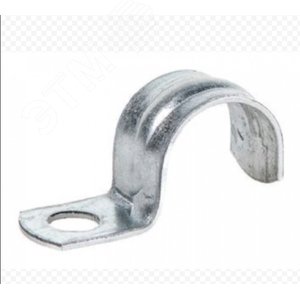 Скоба металлическая однолапковая СМО 12-13 оцинкованная сталь