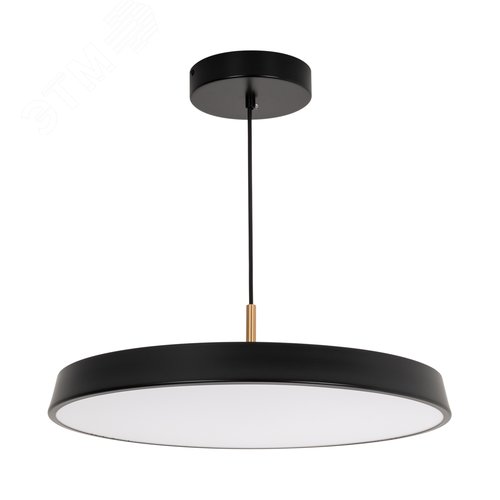 Светильник SP-ELEGANT-R500-37W Warm3000 BK 120 deg 230V IP20 металл 3 года
