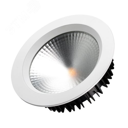 Светильник светодиодный LTD-187WH-FROST-21W Day White 110 deg IP44 металл 3 года