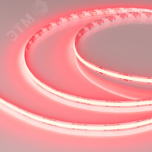 Лента светодиодная 11,5 Вт/м 24В IP20 Красный 544LED/м COB-X544-8-12mm CSP 5 м