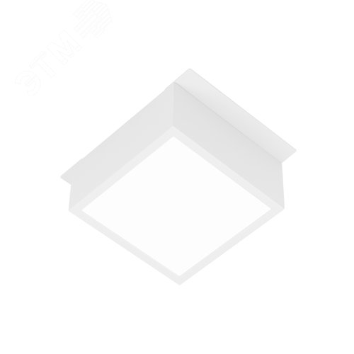 Светильник DL-GRIGLIATO-S90x90-12W Day4000 WH 90 deg 230V IP40 металл 5 лет