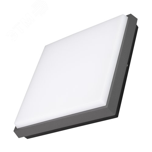Светильник LGD-AREA-S240x240-25W Warm3000 (GR, 110 deg, 230 В) (ARL, IP54 Металл, 3 года)