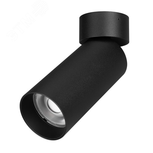 Светильник SP-GABI-SURFACE-FLAP-R60-12W Day4000 BK 60 deg 230V IP40 металл 5 лет